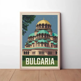 Bulgaria's Iconic Alexander Nevsky Cathedral Poster PosterGoat