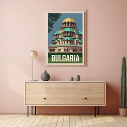 Bulgaria's Iconic Alexander Nevsky Cathedral Poster PosterGoat