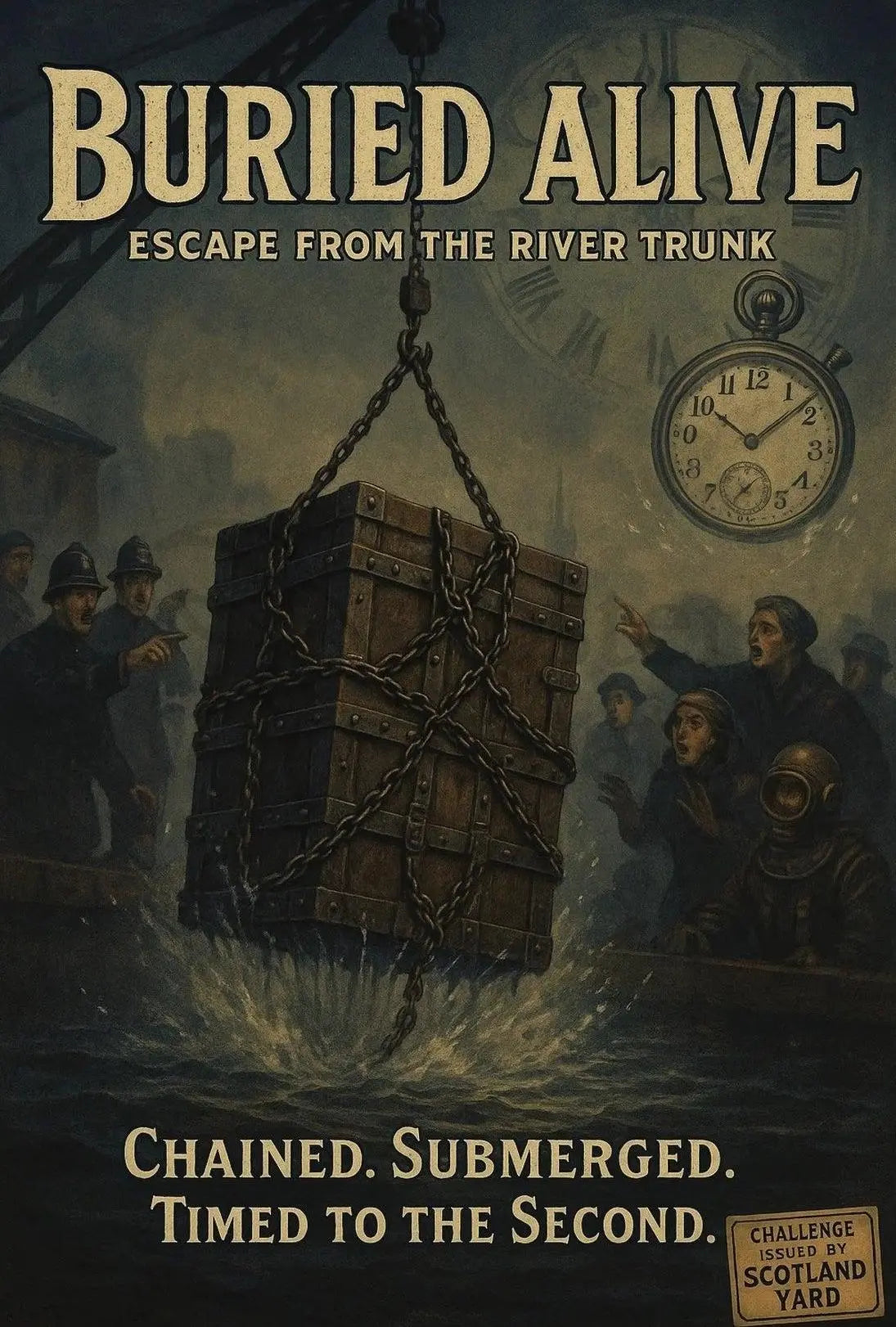 Buried Alive Escape Artistry Historical Poster PosterGoat