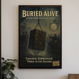 Buried Alive Escape Artistry Historical Poster PosterGoat