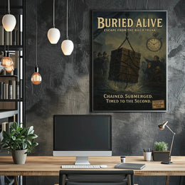 Buried Alive Escape Artistry Historical Poster PosterGoat
