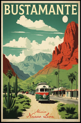 Bustamante Scenic Travel Poster PosterGoat