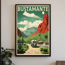Bustamante Scenic Travel Poster PosterGoat