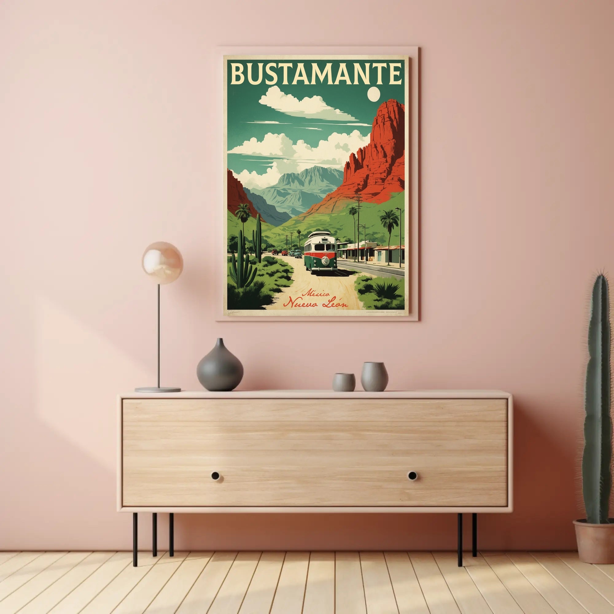 Bustamante Scenic Travel Poster PosterGoat