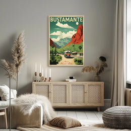 Bustamante Scenic Travel Poster PosterGoat