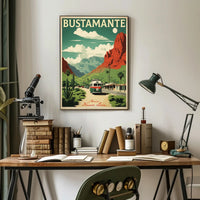 Bustamante Scenic Travel Poster PosterGoat