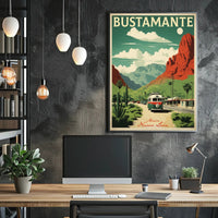 Bustamante Scenic Travel Poster PosterGoat