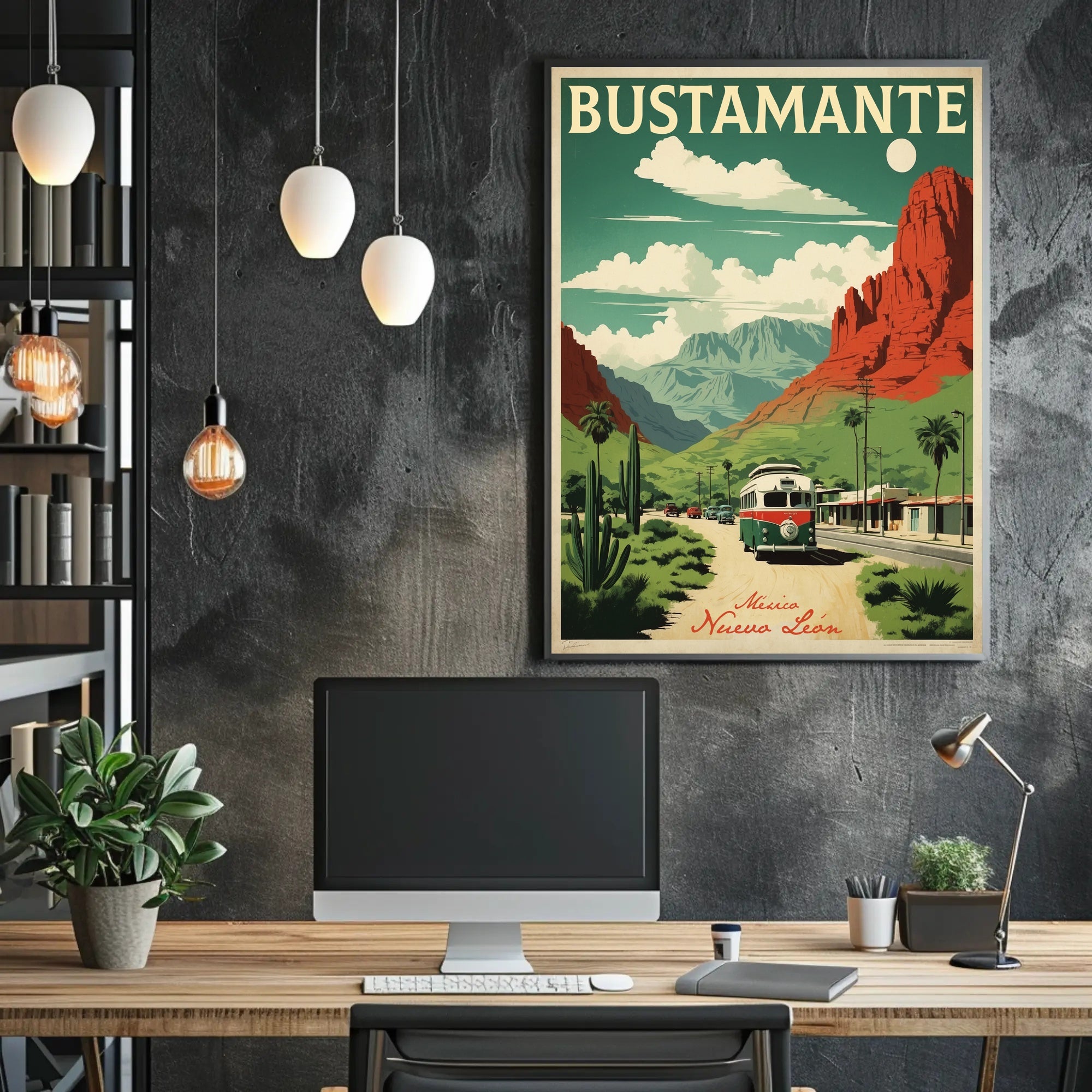 Bustamante Scenic Travel Poster PosterGoat