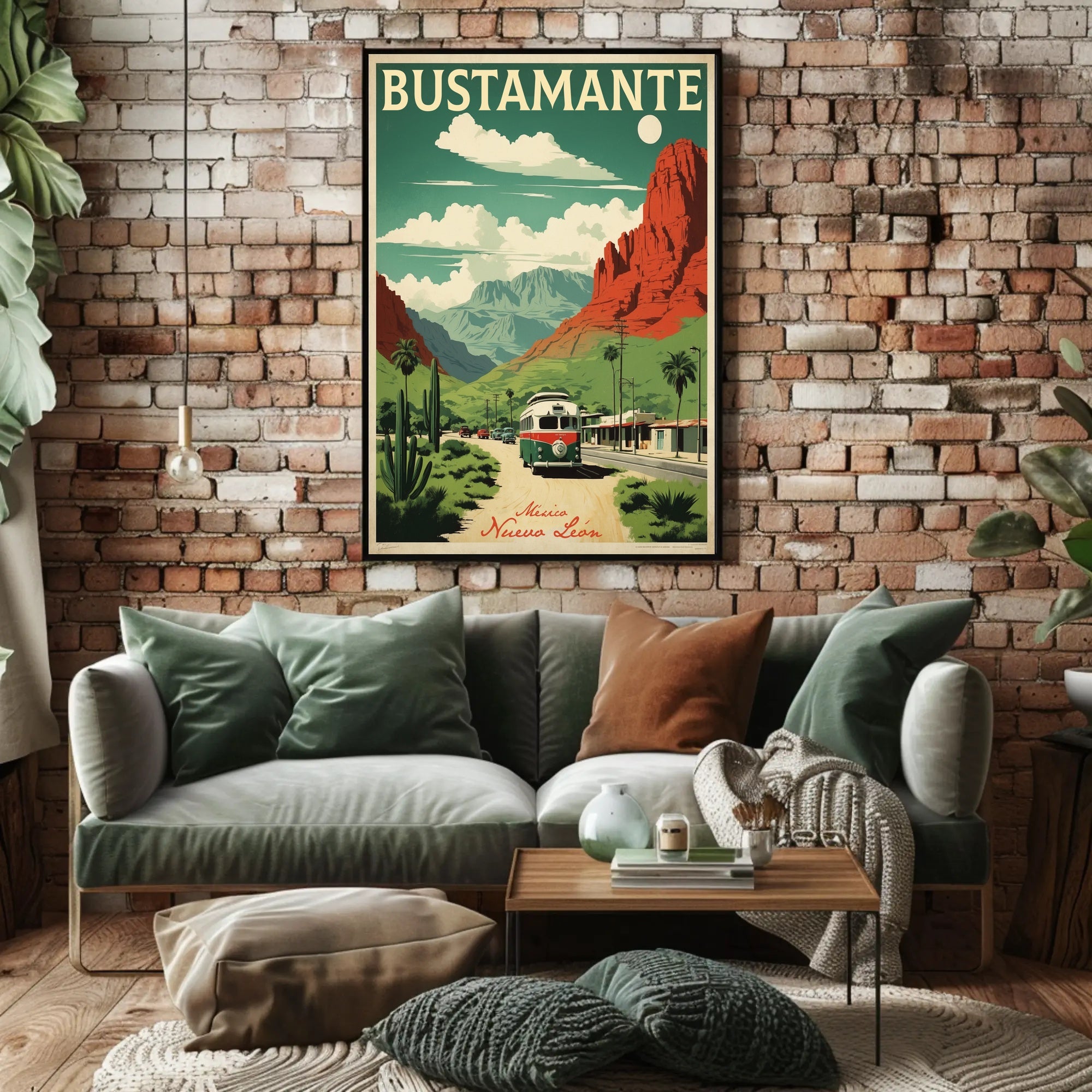 Bustamante Scenic Travel Poster PosterGoat