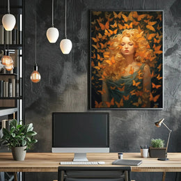Butterfly Dreamscape Fantasy Art Poster PosterGoat