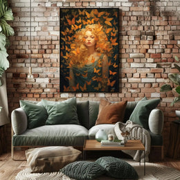 Butterfly Dreamscape Fantasy Art Poster PosterGoat
