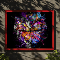 Butterfly Harmony Transformation Abstract Poster PosterGoat