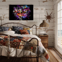 Butterfly Harmony Transformation Abstract Poster PosterGoat