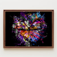 Butterfly Harmony Transformation Abstract Poster PosterGoat