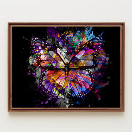 Butterfly Harmony Transformation Abstract Poster PosterGoat