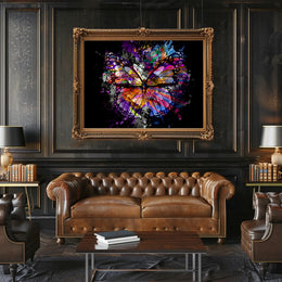 Butterfly Harmony Transformation Abstract Poster PosterGoat