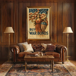 Buy War Bonds Propaganda WWII Poster PosterGoat