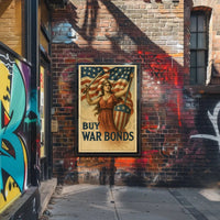 Buy War Bonds Propaganda WWII Poster PosterGoat