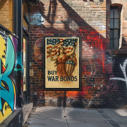 Buy War Bonds Propaganda WWII Poster PosterGoat