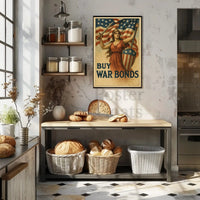 Buy War Bonds Propaganda WWII Poster PosterGoat