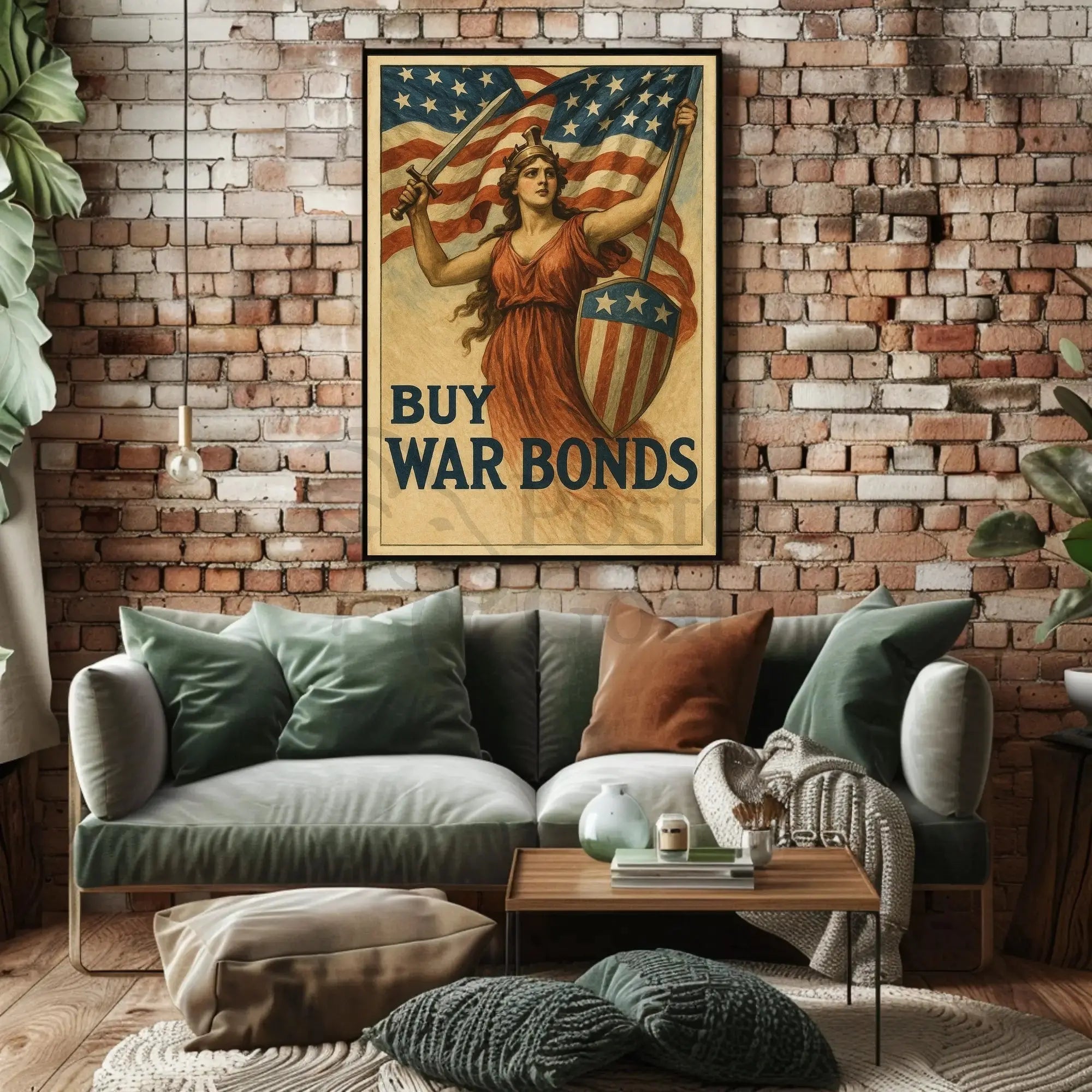 Buy War Bonds Propaganda WWII Poster PosterGoat