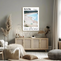 Byron Bay Coastal Splendor Travel Poster PosterGoat