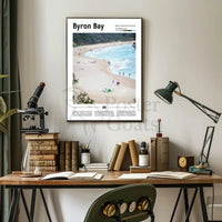 Byron Bay Coastal Splendor Travel Poster PosterGoat