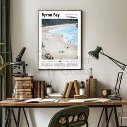 Byron Bay Coastal Splendor Travel Poster PosterGoat