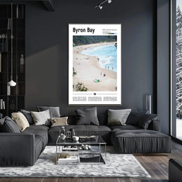 Byron Bay Coastal Splendor Travel Poster PosterGoat