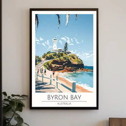 Byron Bay Travel Poster PosterGoat