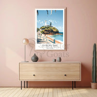 Byron Bay Travel Poster PosterGoat