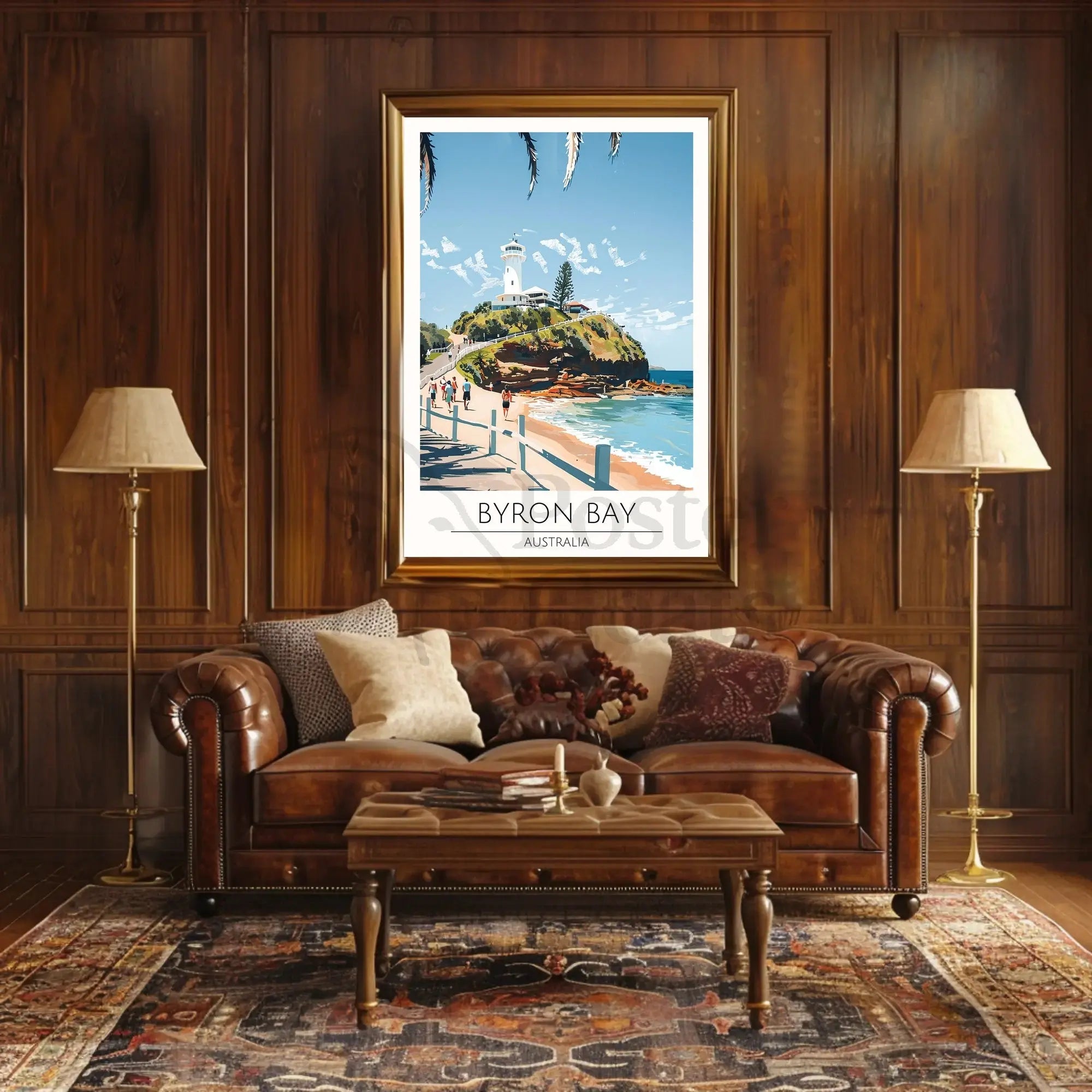Byron Bay Travel Poster PosterGoat