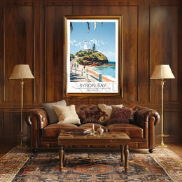 Byron Bay Travel Poster PosterGoat