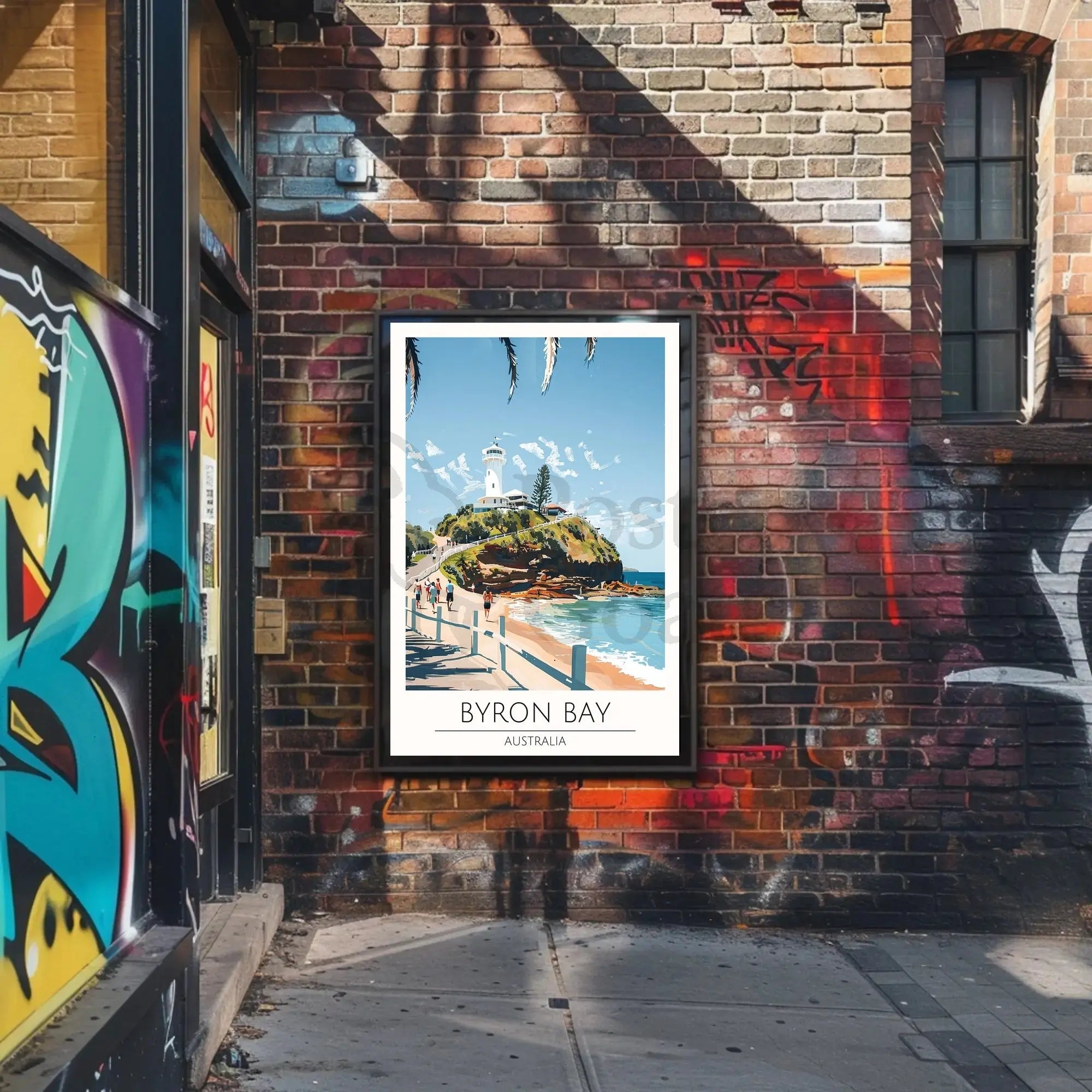 Byron Bay Travel Poster PosterGoat