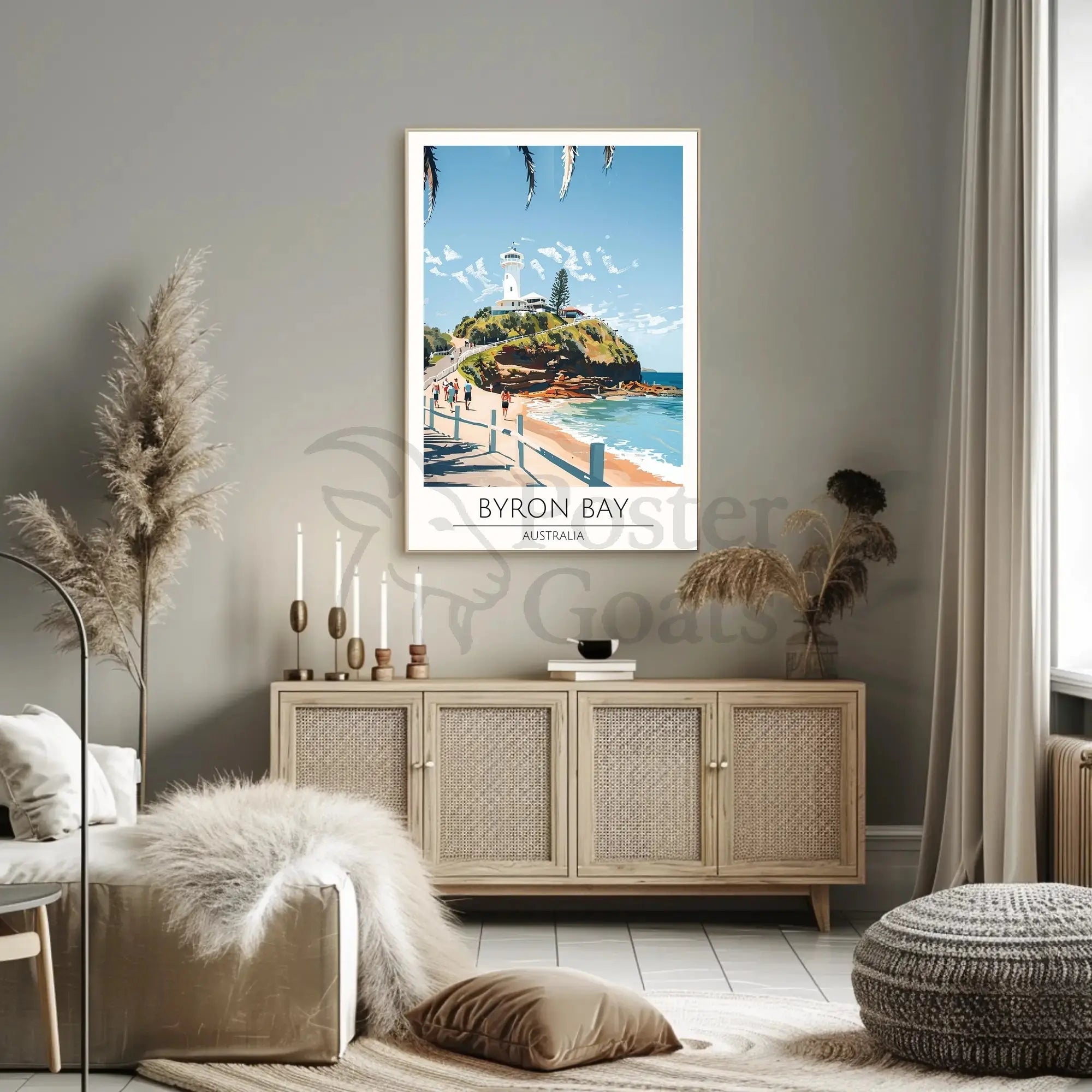 Byron Bay Travel Poster PosterGoat