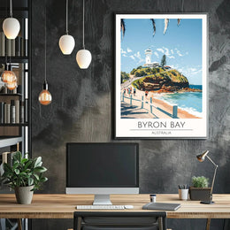 Byron Bay Travel Poster PosterGoat
