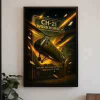 CH-21 Workhorse From Utility to Icon Poster PosterGoat