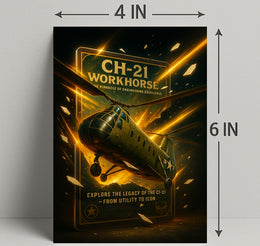 CH-21 Workhorse From Utility to Icon Poster PosterGoat