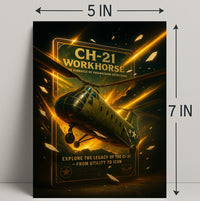 CH-21 Workhorse From Utility to Icon Poster PosterGoat