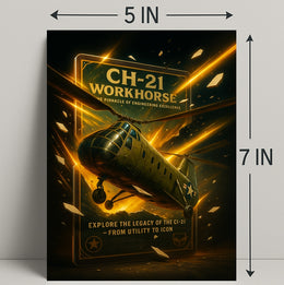 CH-21 Workhorse From Utility to Icon Poster PosterGoat
