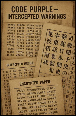 CODE PURPLE: WWII Espionage Themed Poster PosterGoat