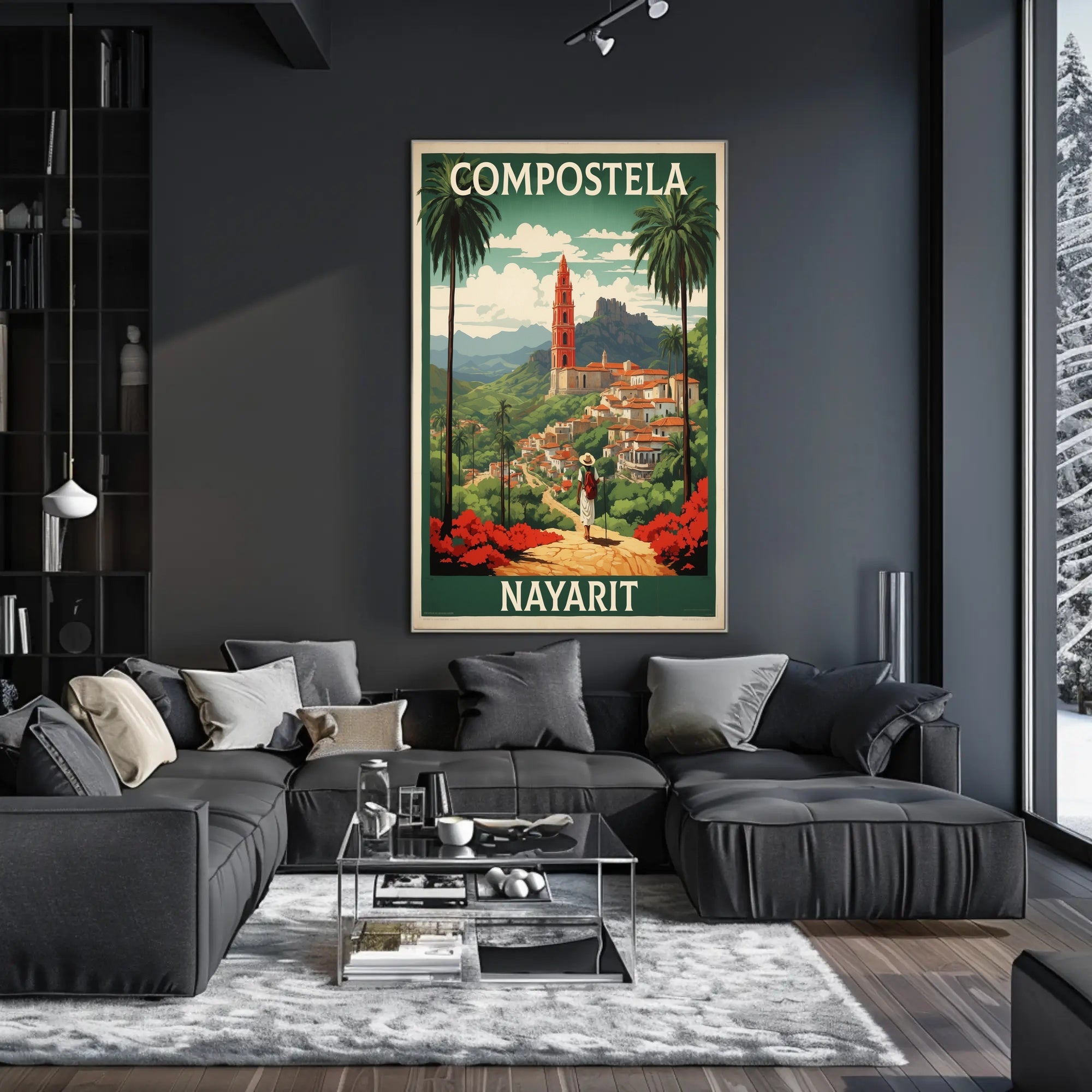 COMPOSTELA NAYARIT Scenic Village Travel Poster PosterGoat