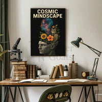 COSMIC MINDSCAPE: Surrealist Collage Art Prints Poster PosterGoat