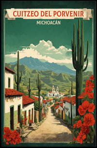 CUITZEO DEL PORVENIR Travel Poster PosterGoat