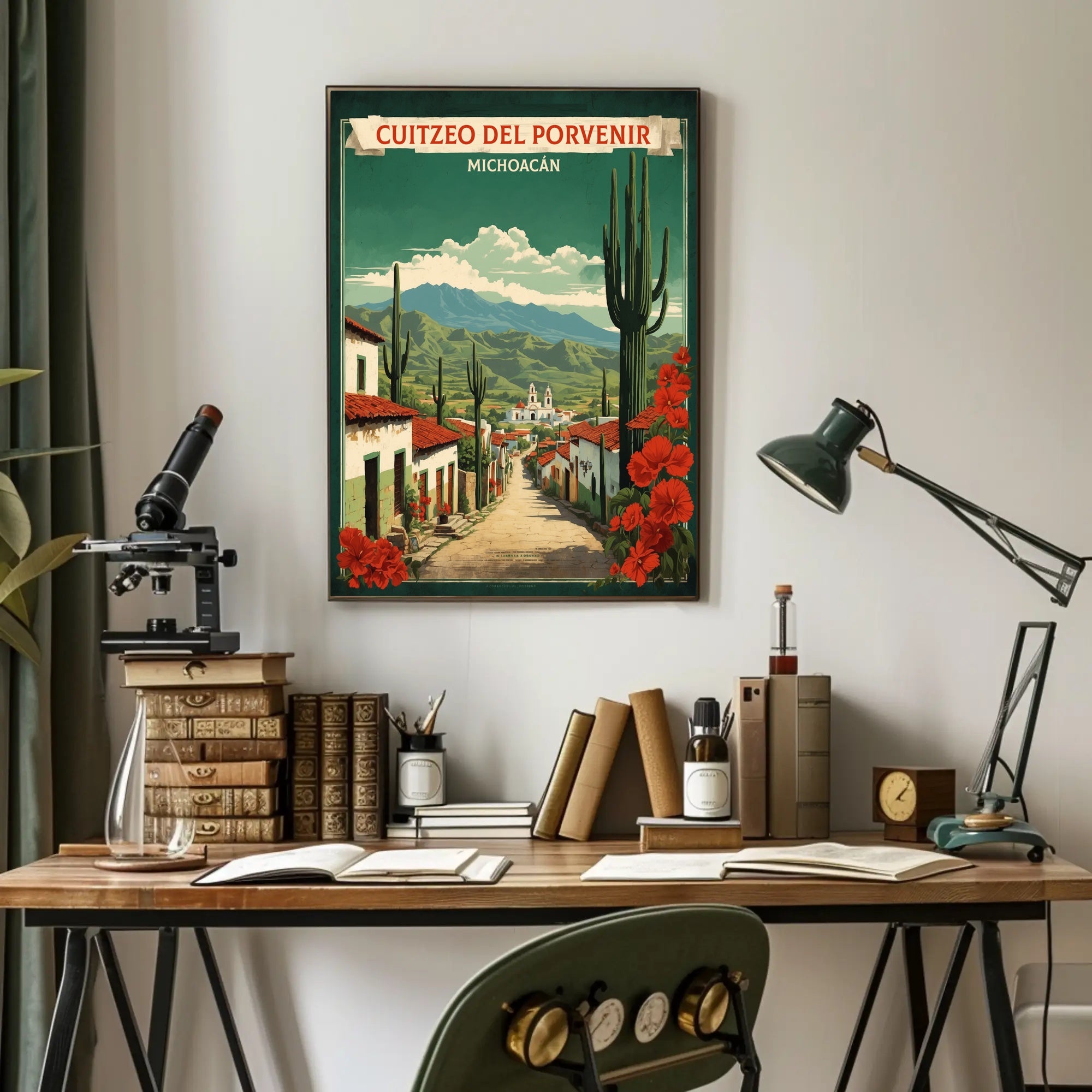 CUITZEO DEL PORVENIR Travel Poster PosterGoat