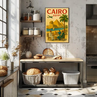 Cairo Journey Vintage Travel Poster PosterGoat