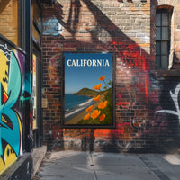 California Coastal Beauty Travel Poster PosterGoat