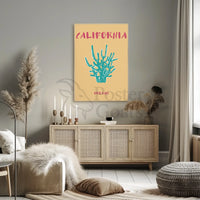 California Dreams Vintage Style Desert Artistic Poster PosterGoat
