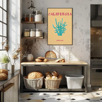 California Dreams Vintage Style Desert Artistic Poster PosterGoat