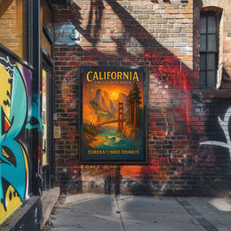California The Golden State Poster PosterGoat